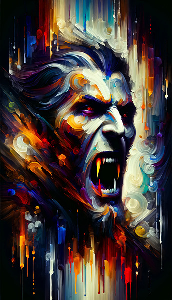 Abstract Vampire by Studio 9 Collective