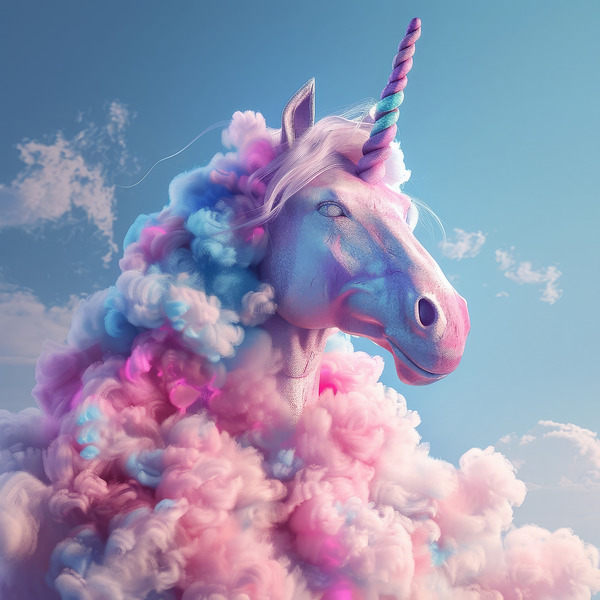 Cotton Candy Unicorn by Studio 9 Collective