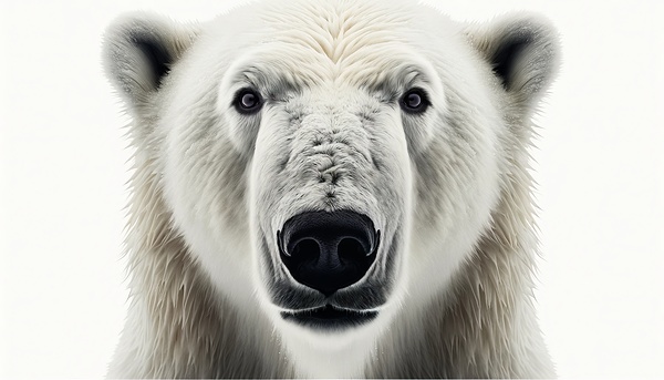 Polar Bear Up Close Print