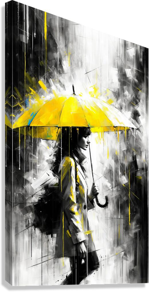 Bright Rainy Nights Canvas Print