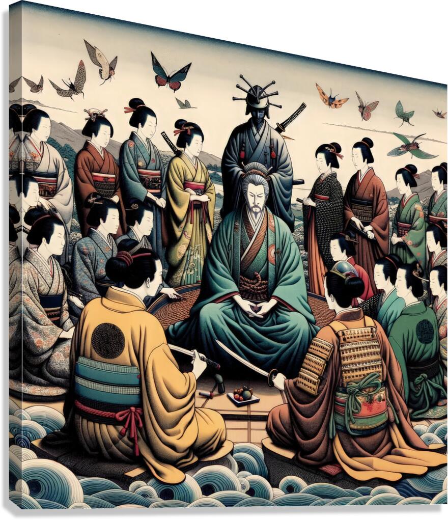 The Master Painting Canvas Print