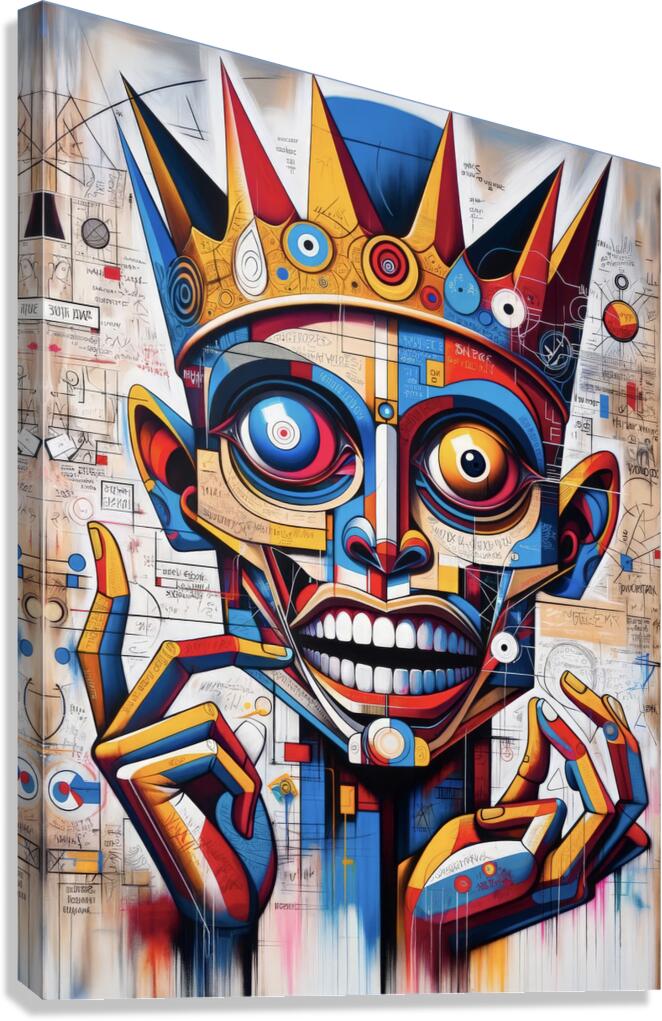 Vibrant King Canvas Print