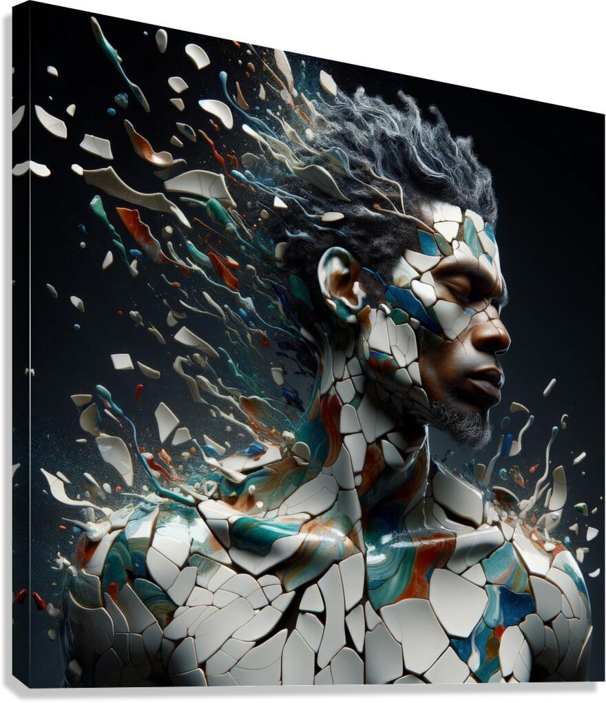 Porcelain Man Canvas Print