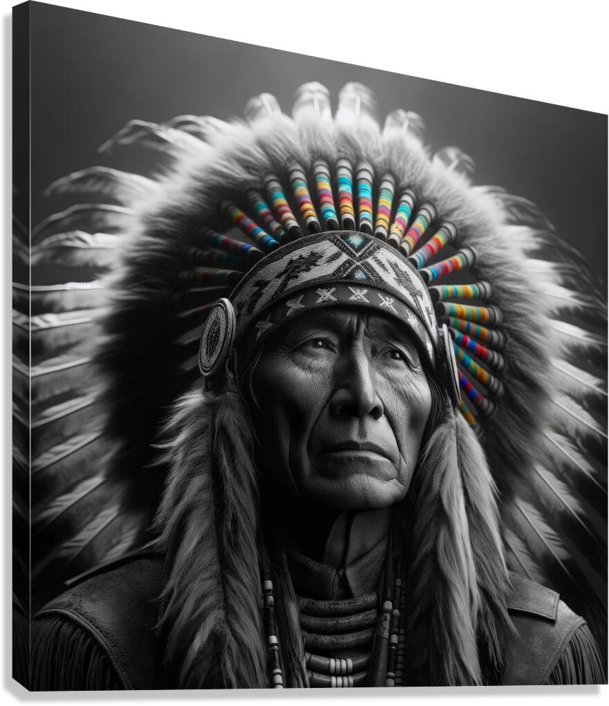 Wise Chief Canvas Print