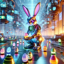 Robotic Easter Bunny