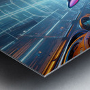 Robotic Easter Bunny Metal print