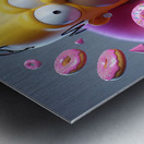 Homer Bling Metal print