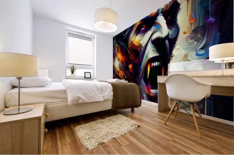 Abstract Vampire Mural print