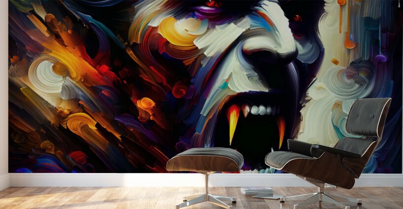 Abstract Vampire Wall Murals