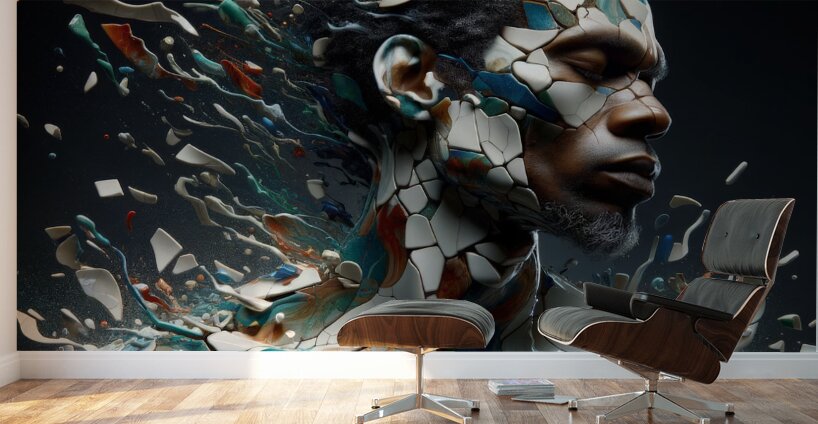 Porcelain Man Wall Murals