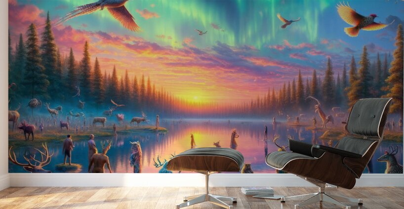 Enchanted River Wall Murals