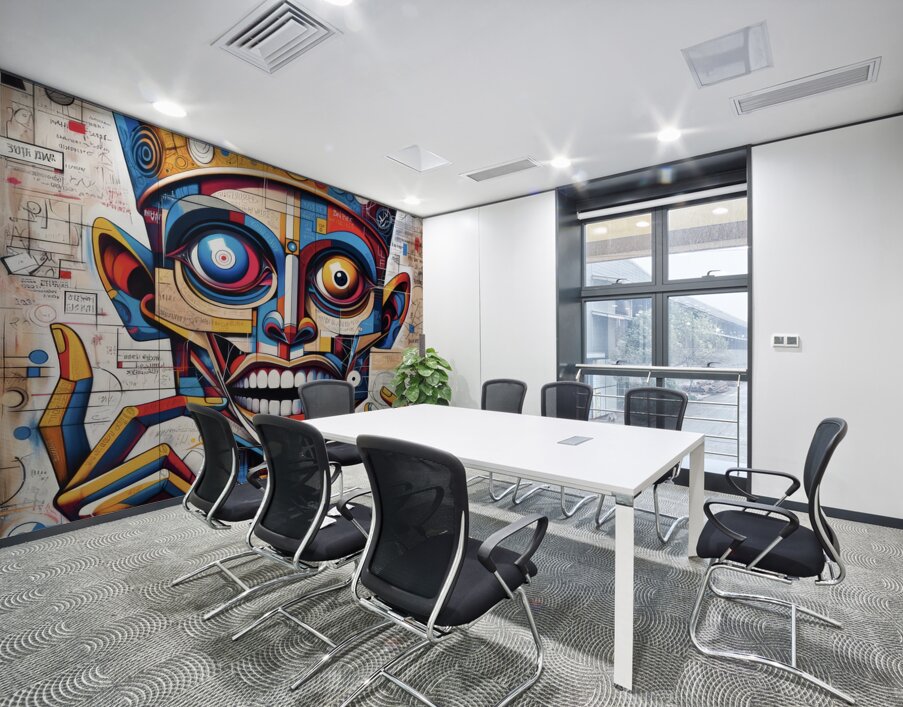 Vibrant King Wall Printing