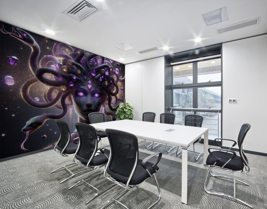 Beauty of Medusa Wall Printing
