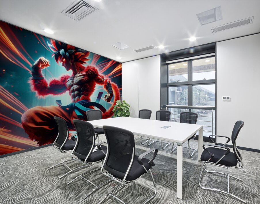 Goku GT Wall Printing