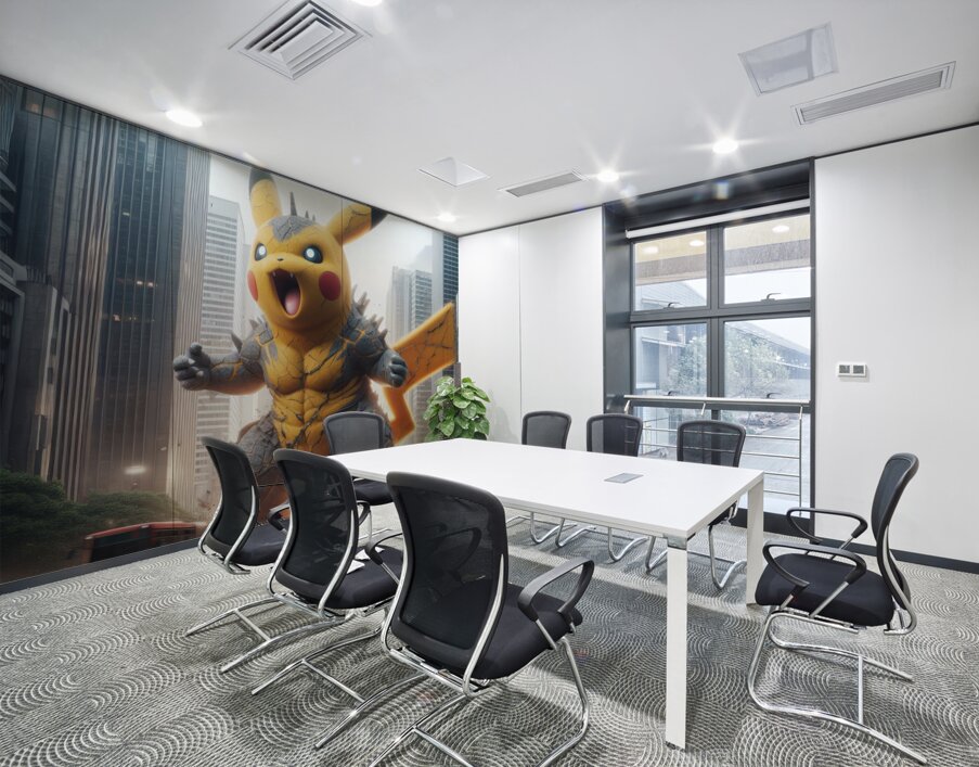 Pikachu Kaiju Wall Printing