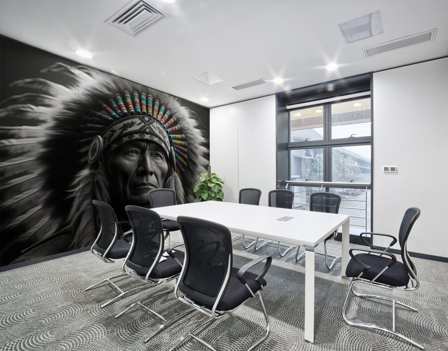 Wise Chief Wall Printing