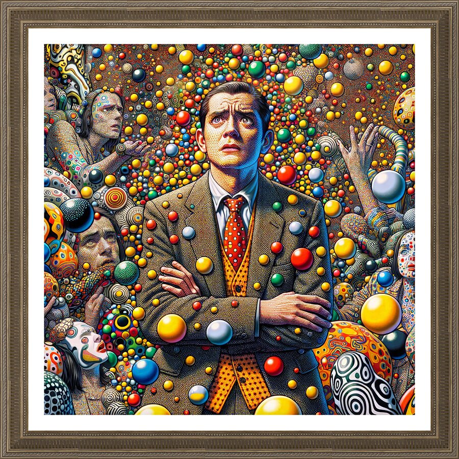 Disturbed Thoughts Picture Frame print