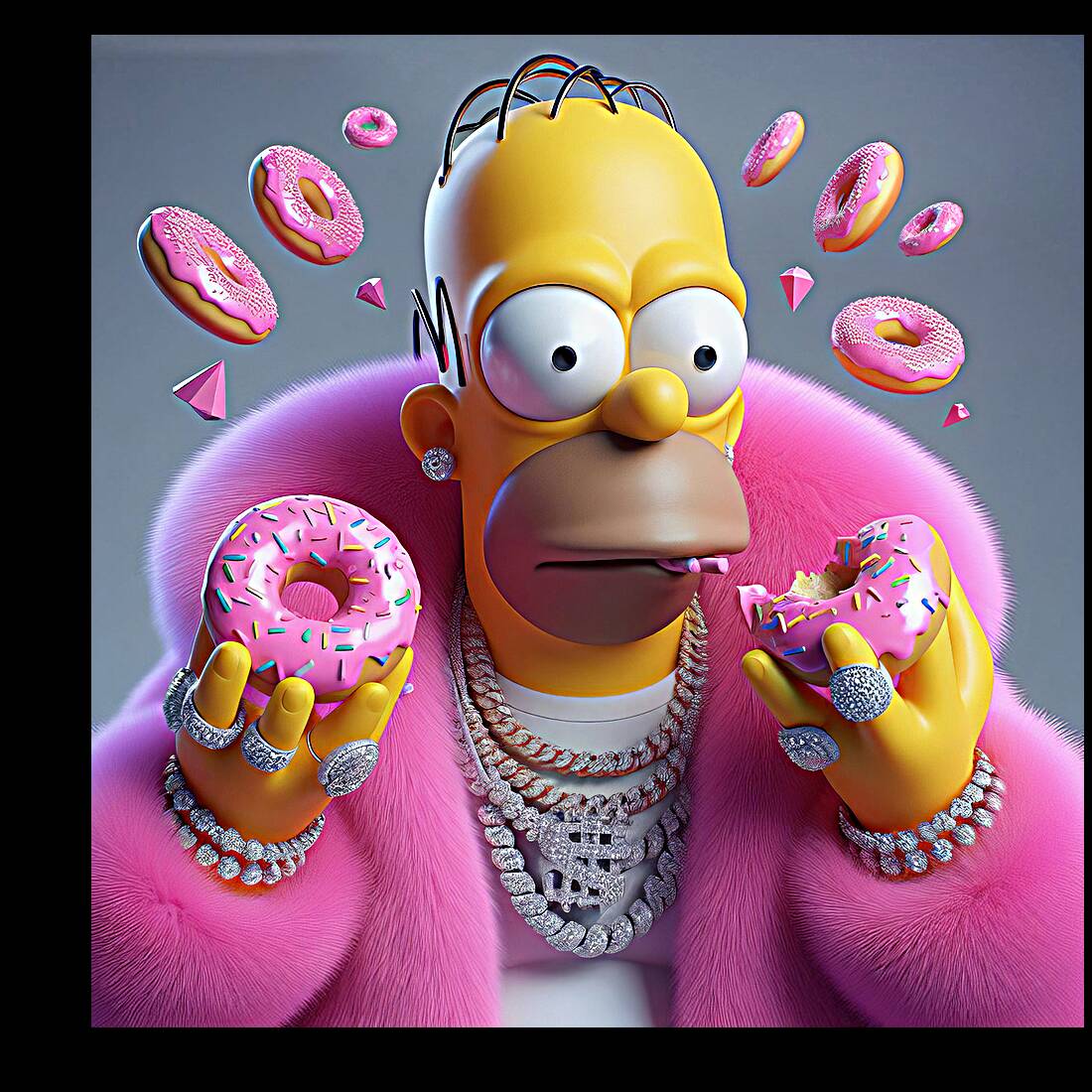 Homer Bling Reproduction