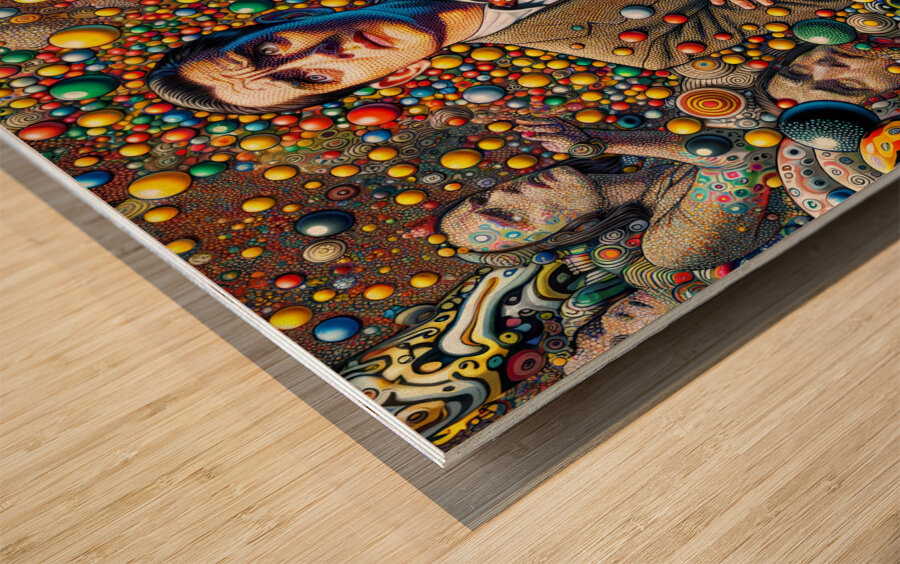 Disturbed Thoughts Wood print